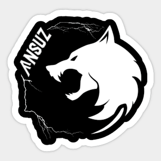 Fenrir White Sticker